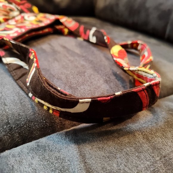 VERA BRADLEY PUCCINI ROUND TOTE - ZIP CLOSE - GREAT CONDITION - Picture 4 of 7